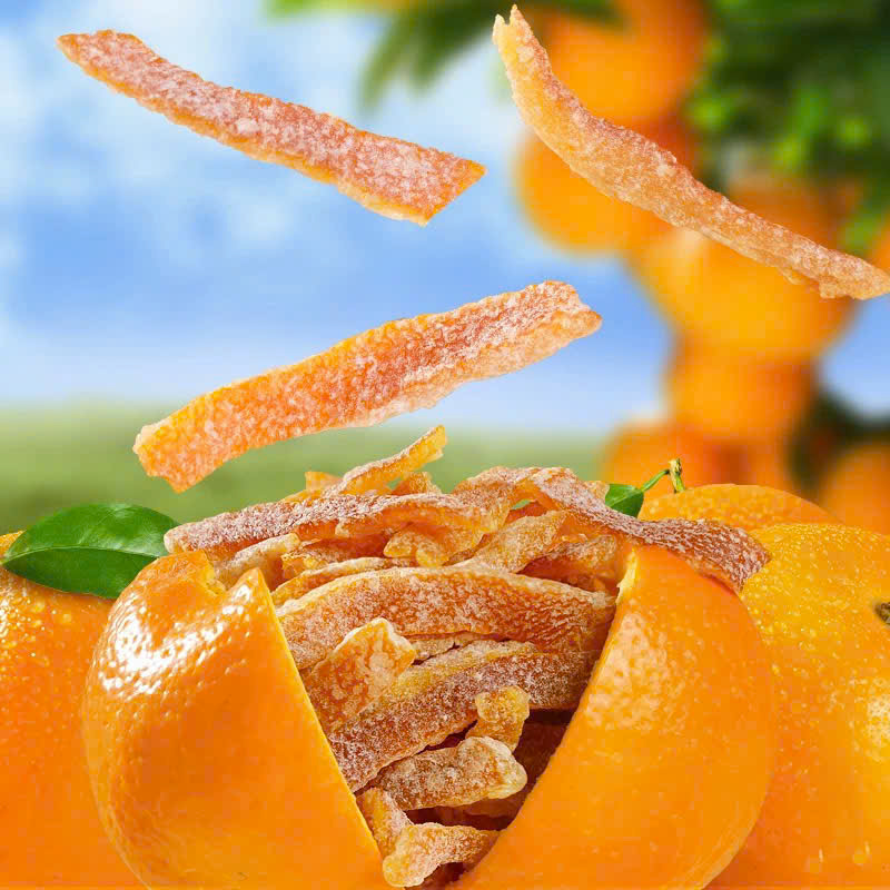 Mứt vỏ cam quýt sấy khô